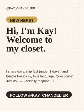 Welcome To My Closet